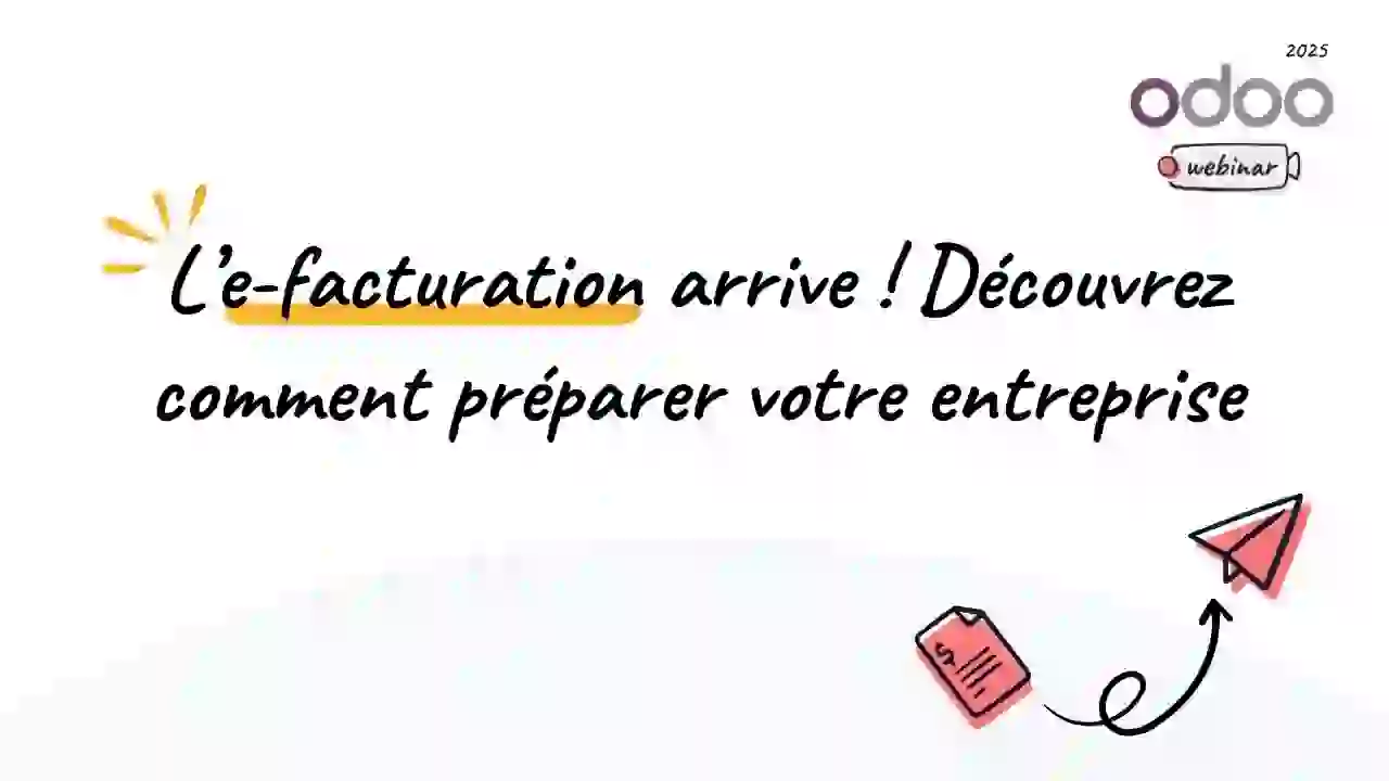Odoo et la facturation électronique
